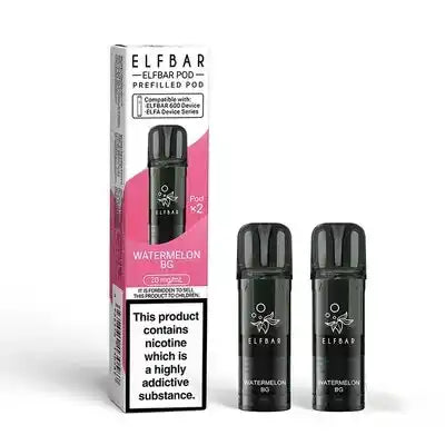 Elf Bar 600 Prefilled Pods 2 Pack Watermelon BG