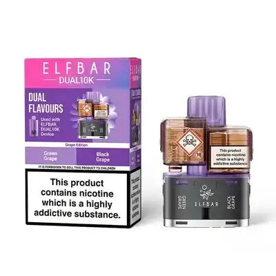 Elf Bar Dual 10K Prefilled Pod (GRAPE EDITION)