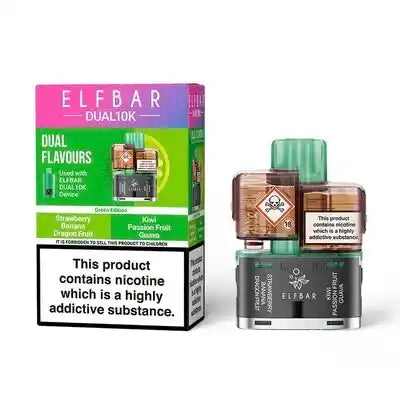 Elf Bar Dual 10K Prefilled Pod (GREEN EDITION)