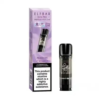 ELFA Pro Vape Pods (PEACH ICE)