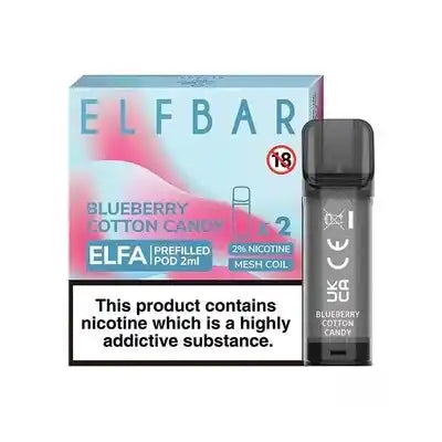 ELFA Vape Pod (BLUEBERRY COTTON CANDY)