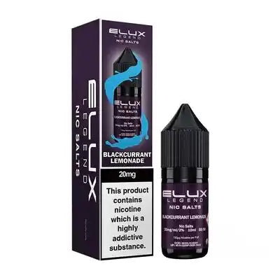 Elux Legend Nic Salt 10mg (BLACKCURRANT LEMONADE)