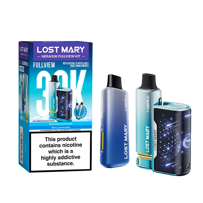 Lost Mary Nera 30K Fullview 20mg Legal Big Puff Device (LEMONADE EDITION)