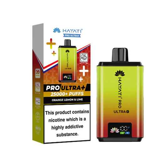 Hayati Pro Ultra 25K Prefilled Pod Kit Orange Lemon & Lime