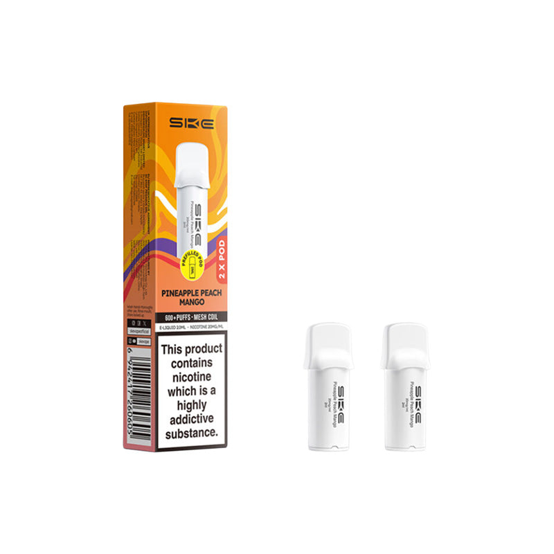 SKE 600 Pro Prefilled Pods 2 Pack (PINEAPPLE PEACH MANGO)