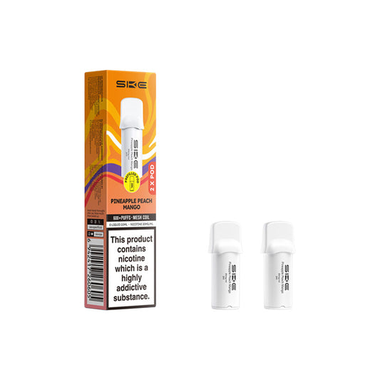 SKE 600 Pro Prefilled Pods 2 Pack (PINEAPPLE PEACH MANGO)