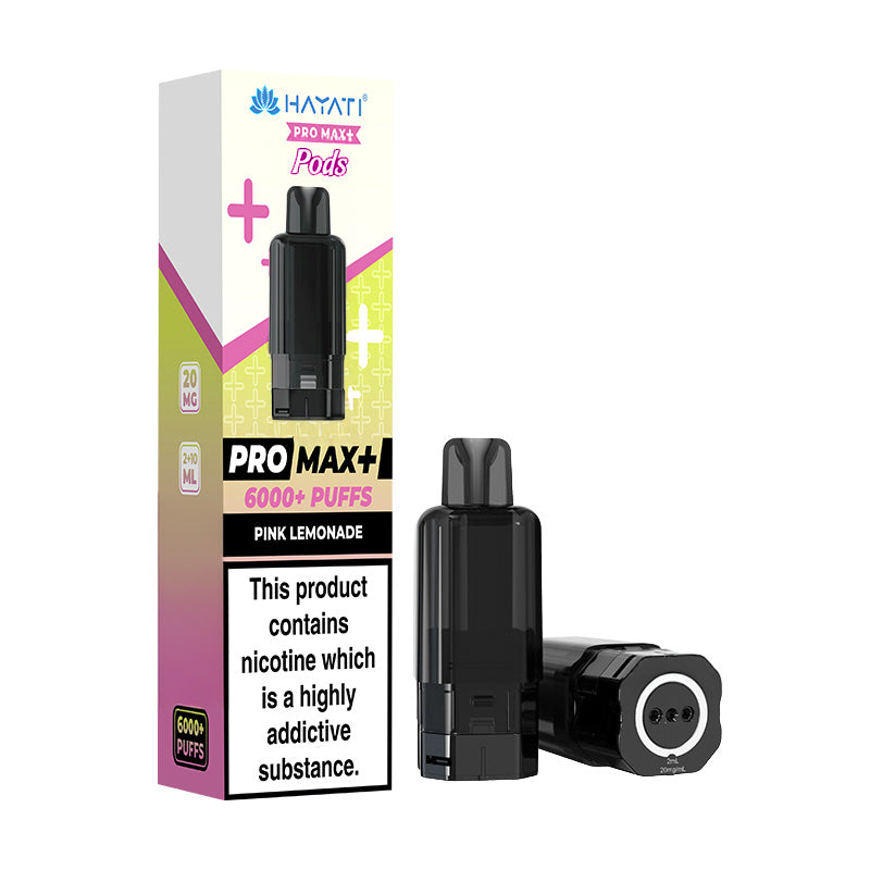 Hayati Pro Max+ 6K Prefilled Replacement Pods Pink Lemonade