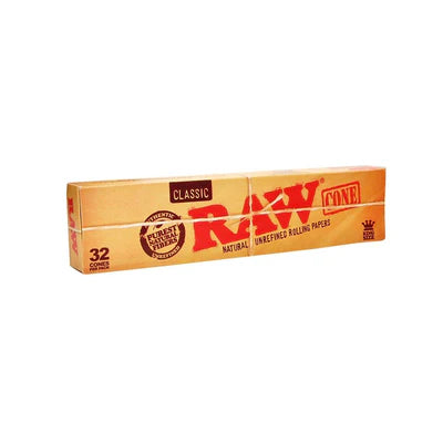 Raw Classic King Size Pre-Rolled Single Pack Cones