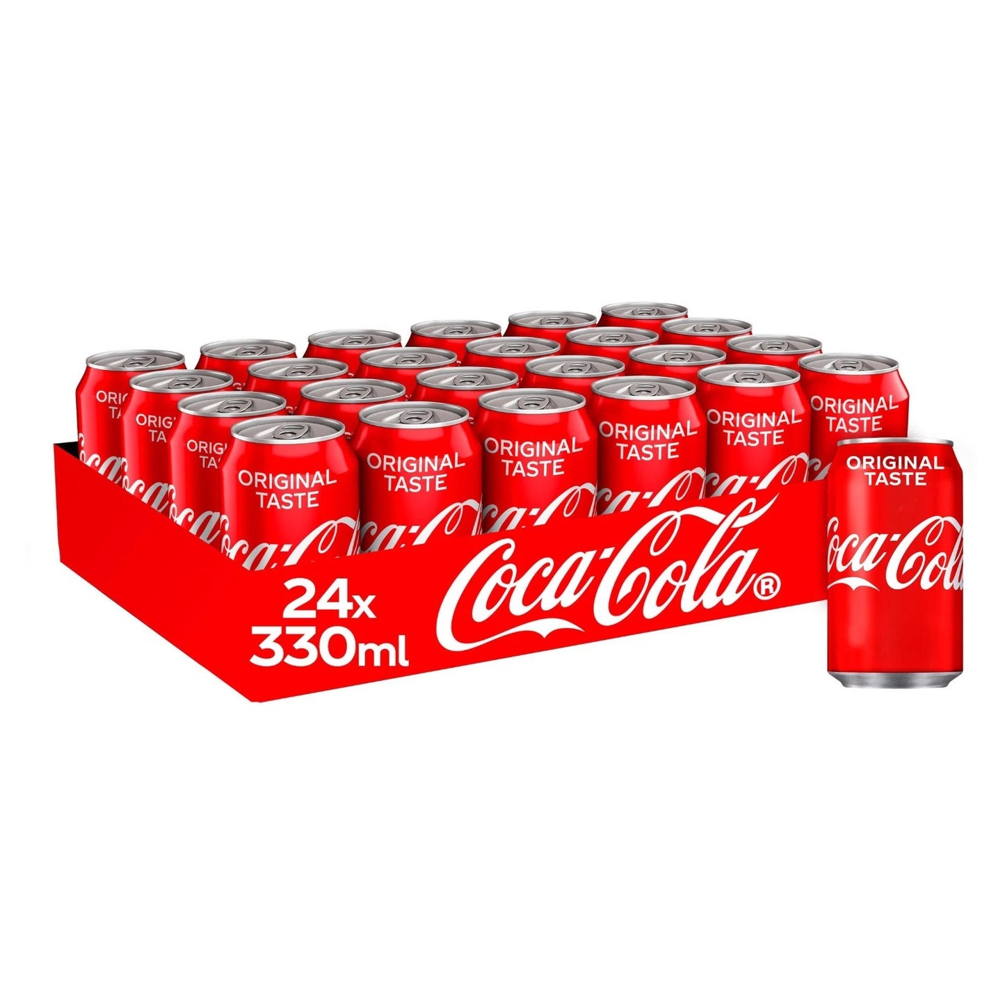 Original cans of Coca Cola
