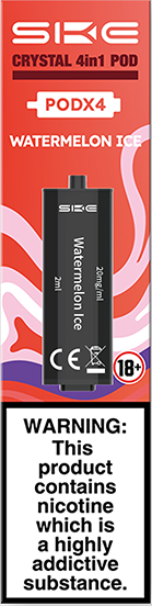 SKE Crystal 4-in-1 2400 Pre-filled Flavour Pods (WATERMELON ICE)