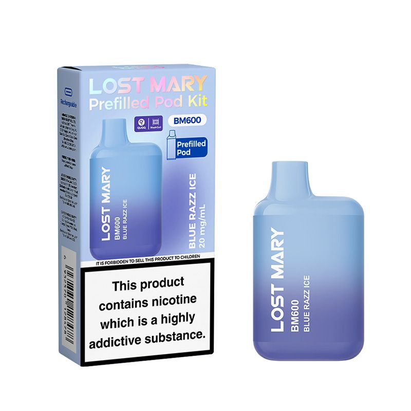 Lost Mary BM600 Prefilled Pod Kit (BLUE RAZZ ICE)