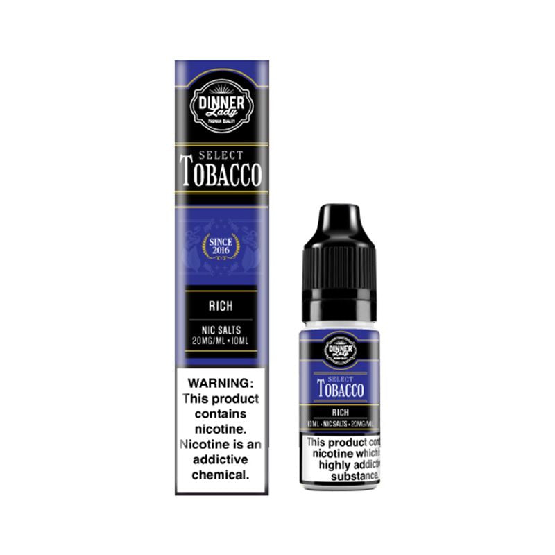 Dinner Lady Select Tobacco Nic Salt 10mg (Rich)